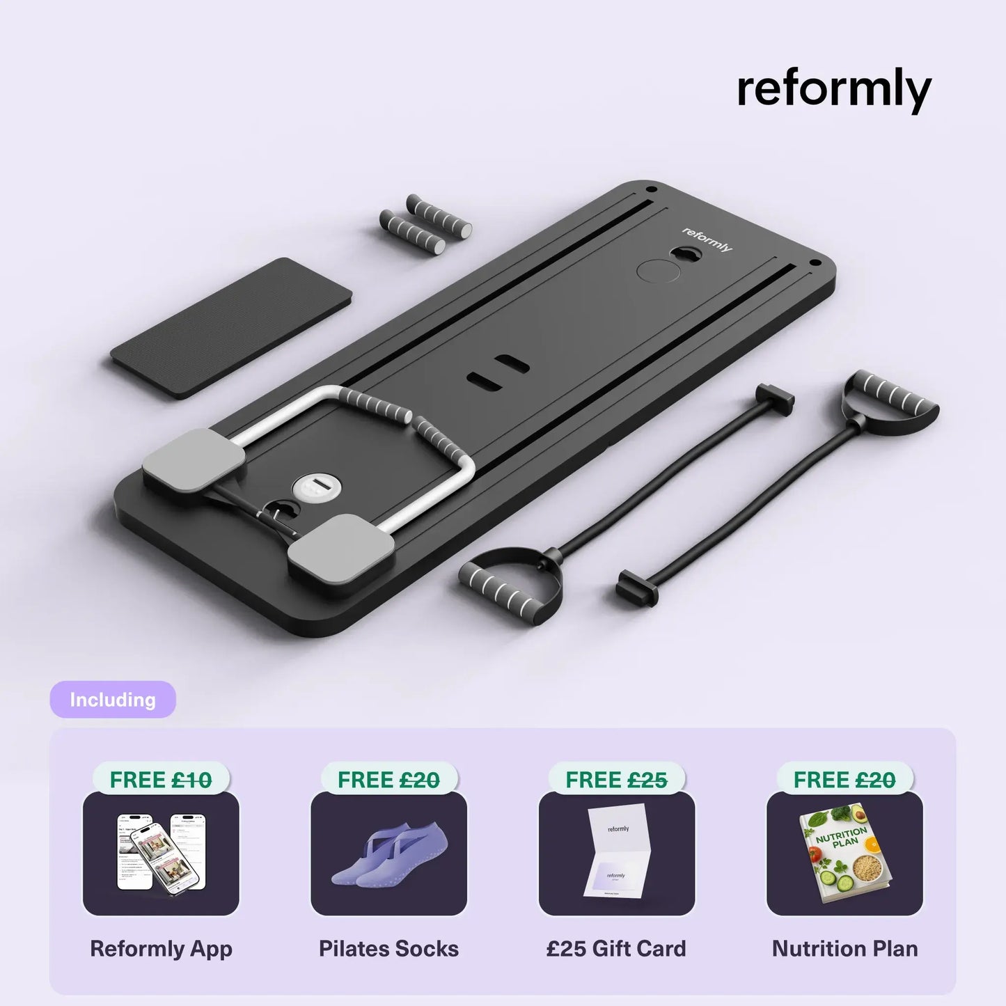 Réformateur Pilates Reformly - Transformez votre corps en 28 jours